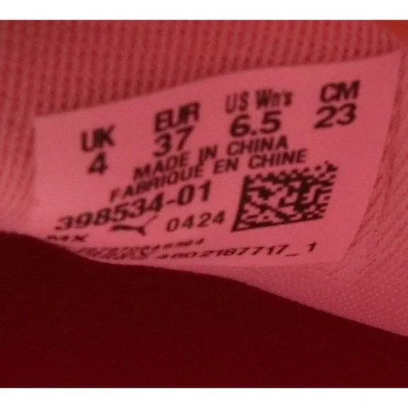 Puma Women's Palermo Moda Xtra Pink/Red Sneakers, 39853401, US 6.5 - Picture 5 of 6